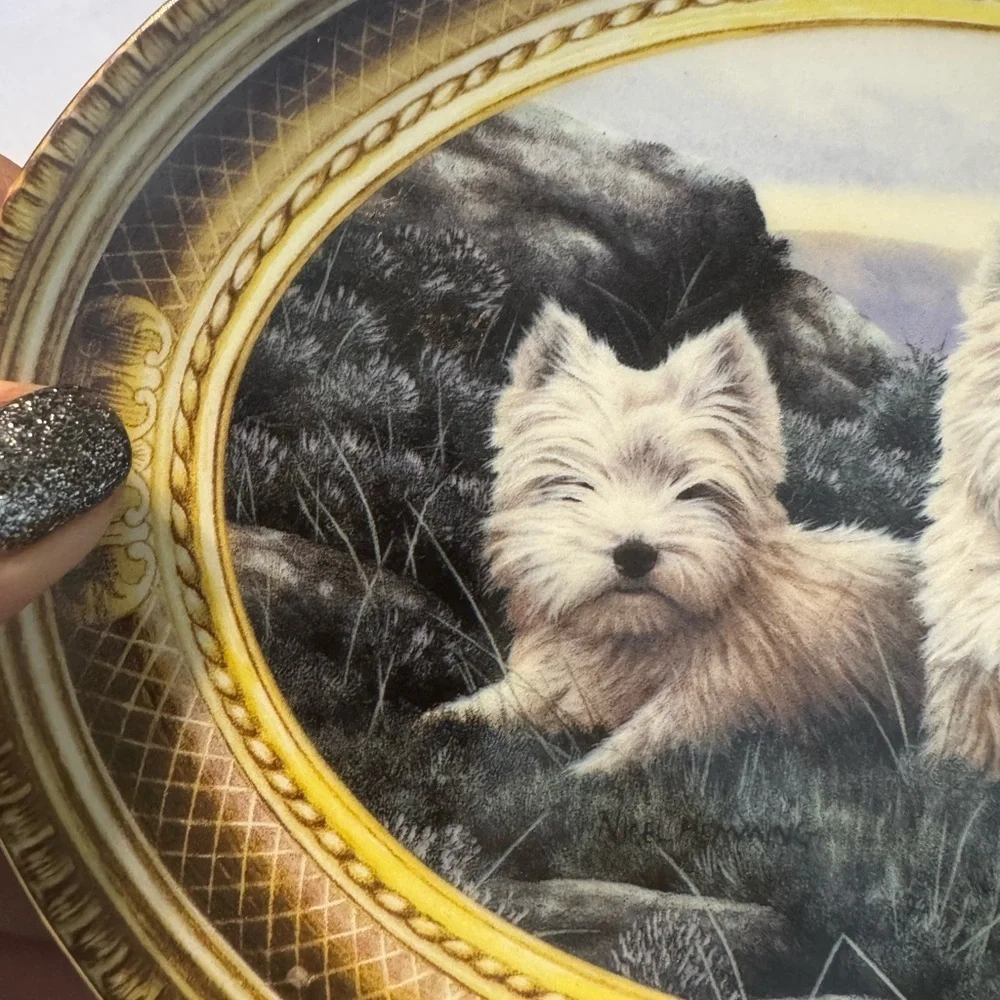 The Franklin Mint Plate “In The Heather” by Nigel Hemming Limited Edition EUC